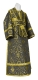 Subdeacon vestments - Prestol metallic brocade B (black-gold), Economy design