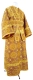 Subdeacon vestments - metallic brocade B (yellow-claret-gold)