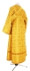Subdeacon vestments - Izborsk metallic brocade B (yellow-gold) (back), Standard design