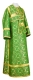 Subdeacon vestments - Vasilia metallic brocade B (green-gold), Standard design