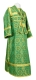 Subdeacon vestments - Vologda Posad metallic brocade B (green-gold), Economy design