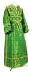 Subdeacon vestments - Floral Cross metallic brocade B (green-gold), Standard design