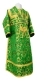 Subdeacon vestments - Thebroniya metallic brocade B (green-gold), Standard design