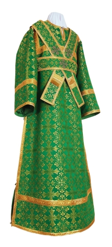 Subdeacon vestments - metallic brocade B (green-gold)