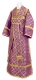 Subdeacon vestments - Ostrozh metallic brocade B (violet-gold), Standard design
