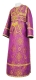 Subdeacon vestments - Vilno metallic brocade B (violet-gold), Standard design