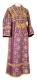 Subdeacon vestments - Salim metallic brocade B (violet-gold), Standard design