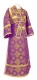 Subdeacon vestments - Resurrection metallic brocade B (violet-gold), Standard design