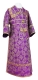 Subdeacon vestments - Altaj metallic brocade B (violet-gold), Standard design