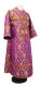 Subdeacon vestments - Korona metallic brocade B (violet-gold), Standard design