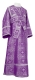 Subdeacon vestments - Shouya metallic brocade B (violet-silver), Standard design