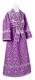 Subdeacon vestments - Dormition metallic brocade B (violet-silver), Standard design