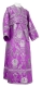 Subdeacon vestments - Rose metallic brocade B (violet-silver), Standard design