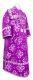 Subdeacon vestments - Kostroma metallic brocade B (violet-silver), Standard design