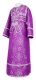 Subdeacon vestments - Vilno metallic brocade B (violet-silver), Standard design