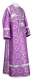 Subdeacon vestments - Vasilia metallic brocade B (violet-silver), Standard design