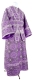 Subdeacon vestments - Corinth metallic brocade B (violet-silver), Standard design