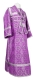 Subdeacon vestments - Resurrection metallic brocade B (violet-silver), Standard design