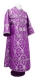 Subdeacon vestments - Korona metallic brocade B (violet-silver), Standard design