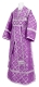 Subdeacon vestments - Ostrozh metallic brocade B (violet-silver), Standard design