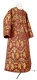 Subdeacon vestments - Chalice metallic brocade BG1 (claret-gold), Premium design
