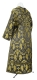 Subdeacon vestments - Chalice metallic brocade BG1 (black-gold) back, Premium design