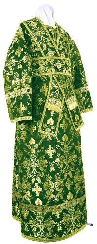 Subdeacon vestments - metallic brocade BG1 (green-gold)