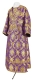 Subdeacon vestments - Royal Crown metallic brocade BG1 (violet-gold), Standard design