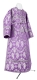 Subdeacon vestments - Chalice metallic brocade BG1 (violet-silver), Premium design