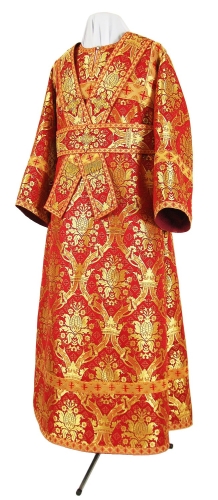 Subdeacon vestments - metallic brocade BG1 (red-gold)