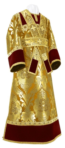Subdeacon vestments - metallic brocade BG3 (yellow-gold)