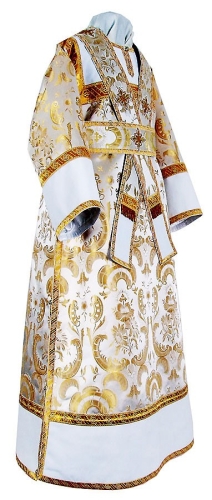 Subdeacon vestments - metallic brocade BG3 (white-gold)