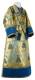Subdeacon vestments - metallic brocade BG4 (blue-gold)