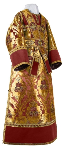 Subdeacon vestments - metallic brocade BG4 (claret-gold)