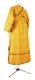 Subdeacon vestments - Arkhangelsk rayon brocade S2 (yellow-gold) back, Economy design