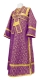 Subdeacon vestments - Arkhangelsk rayon brocade S2 (violet-gold), Economy design
