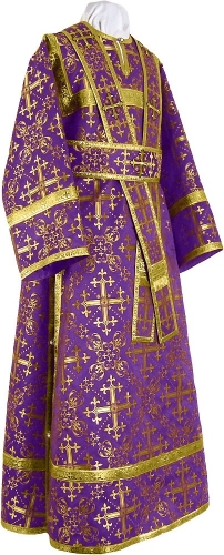 Subdeacon vestments - rayon brocade S2 (violet-gold)