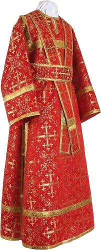 Subdeacon vestments - rayon brocade S2 (red-gold)