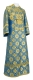 Subdeacon vestments - Myra Lycea rayon brocade S3 (blue-gold), Standard design
