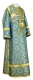 Subdeacon vestments - Vasilia rayon brocade S3 (blue-gold), Standard design