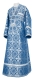 Subdeacon vestments - Zlatoust rayon brocade S3 (blue-silver), Standard design