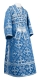 Subdeacon vestments - Soloun rayon brocade S3 (blue-silver), Standard design