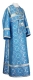 Subdeacon vestments - Vasilia rayon brocade S3 (blue-silver), Standard design