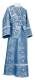 Subdeacon vestments - Shouya rayon brocade S3 (blue-silver), Standard design