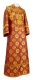 Subdeacon vestments - Myra Lycea rayon brocade S3 (claret-gold), Standard design