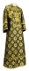 Subdeacon vestments - Myra Lycea rayon brocade S3 (black-gold), Standard design