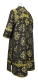 Subdeacon vestments - Kostroma rayon brocade S3 (black-gold) back, Standard design