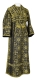 Subdeacon vestments - Salim rayon brocade S3 (black-gold), Standard design