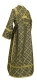 Subdeacon vestments - Ostrozh rayon brocade S3 (black-gold) back, Standard design