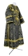 Subdeacon vestments - rayon brocade S3 (black-gold)